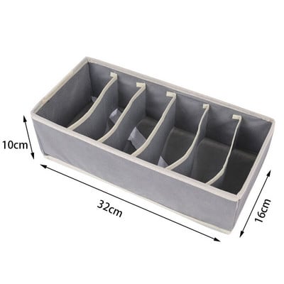 2021 Новият комплект от 4 бр. Бельо Сутиен Органайзер Кутия за съхранение Бежово чекмедже Гардероб Организатори Кутии за бельо Шалове Чорапи Сутиен