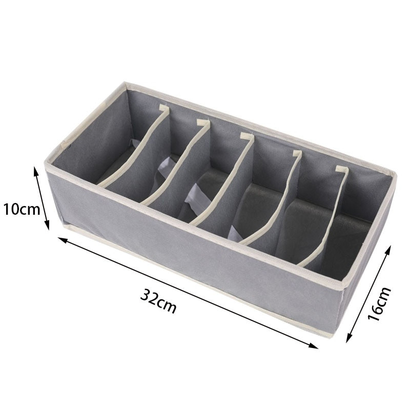 2021 Новият комплект от 4 бр. Бельо Сутиен Органайзер Кутия за съхранение Бежово чекмедже Гардероб Организатори Кутии за бельо Шалове Чорапи Сутиен
