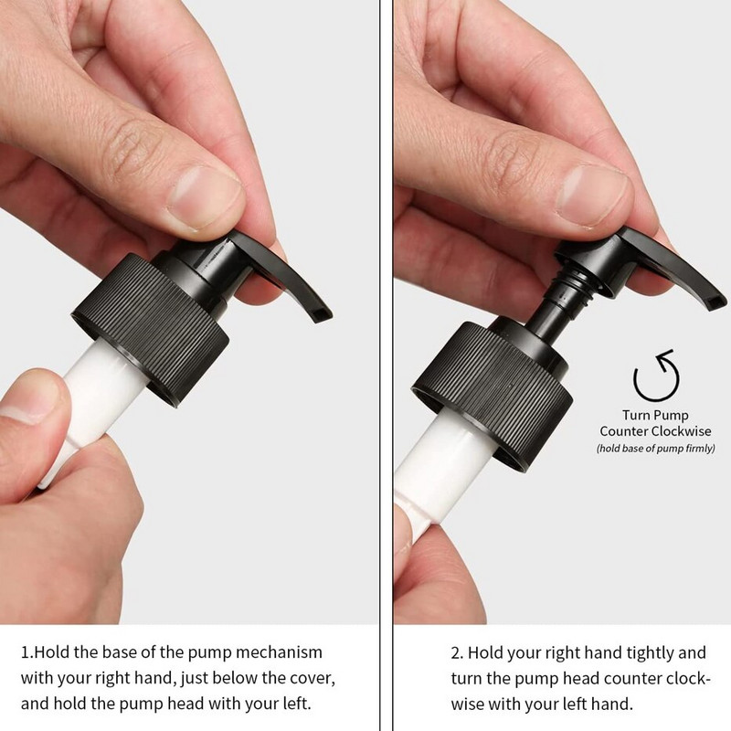 2vnt muilo dozatorius juodas matinis buteliukas 500ml rankinio muilo indų muilo talpykla, pripildomas preso butelis su padėklu