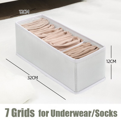 Alsónemű tároló doboz Fiók rendszerező Ruhásszekrény elválasztó dobozok Ruhatároló sálak Farmer Póló Zokni Fiókrendező