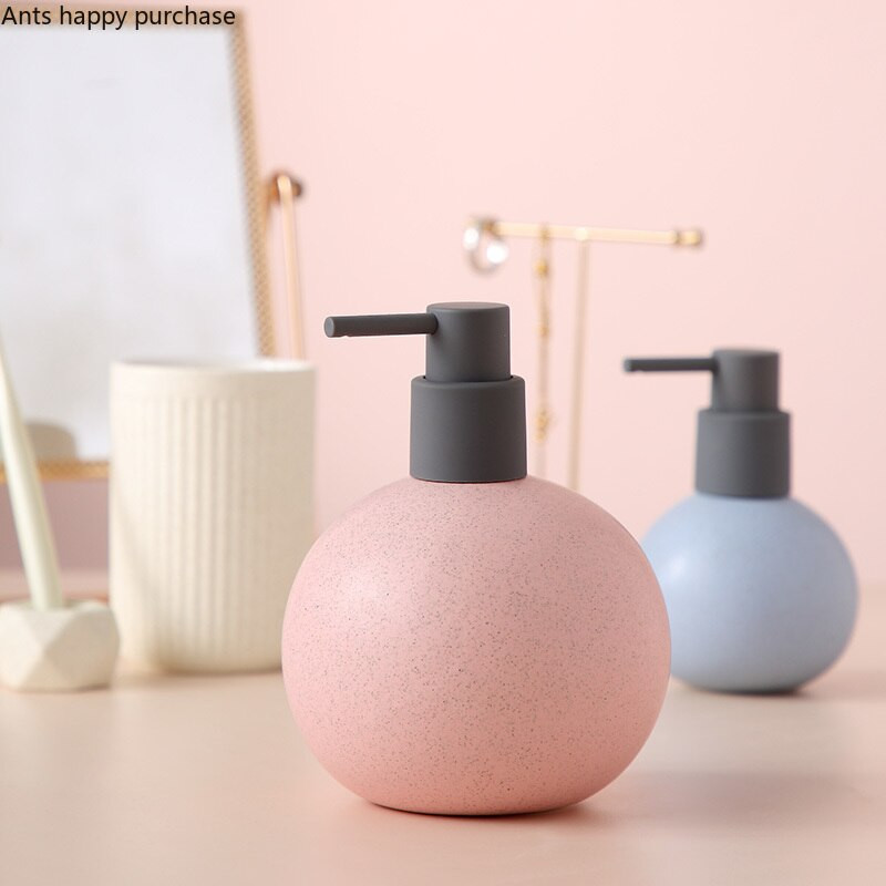 Kerámia lotion palack habszappan adagoló otthoni fürdőszobai kiegészítők kézfertőtlenítő palack samponos flakonok tusfürdős flakonok