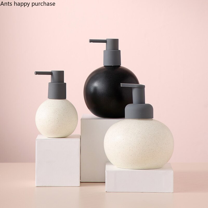 Kerámia lotion palack habszappan adagoló otthoni fürdőszobai kiegészítők kézfertőtlenítő palack samponos flakonok tusfürdős flakonok