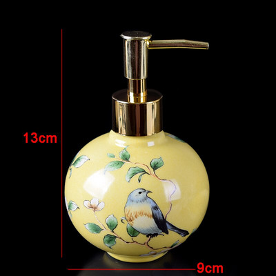 Kerámia kézfertőtlenítő lotion palack sampon flakon fürdőszoba présszappan adagoló dekoráció háztartási fertőtlenítő tartály