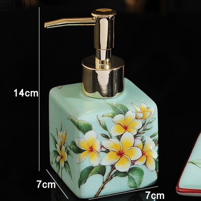 Kerámia kézfertőtlenítő lotion palack sampon flakon fürdőszoba présszappan adagoló dekoráció háztartási fertőtlenítő tartály