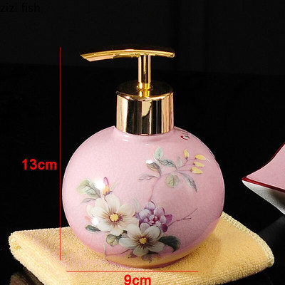 Kerámia kézfertőtlenítő lotion palack sampon flakon fürdőszoba présszappan adagoló dekoráció háztartási fertőtlenítő tartály