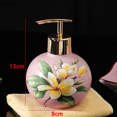 Kerámia kézfertőtlenítő lotion palack sampon flakon fürdőszoba présszappan adagoló dekoráció háztartási fertőtlenítő tartály