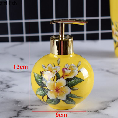 Kerámia kézfertőtlenítő lotion palack sampon flakon fürdőszoba présszappan adagoló dekoráció háztartási fertőtlenítő tartály