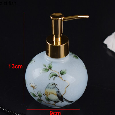 Kerámia kézfertőtlenítő lotion palack sampon flakon fürdőszoba présszappan adagoló dekoráció háztartási fertőtlenítő tartály