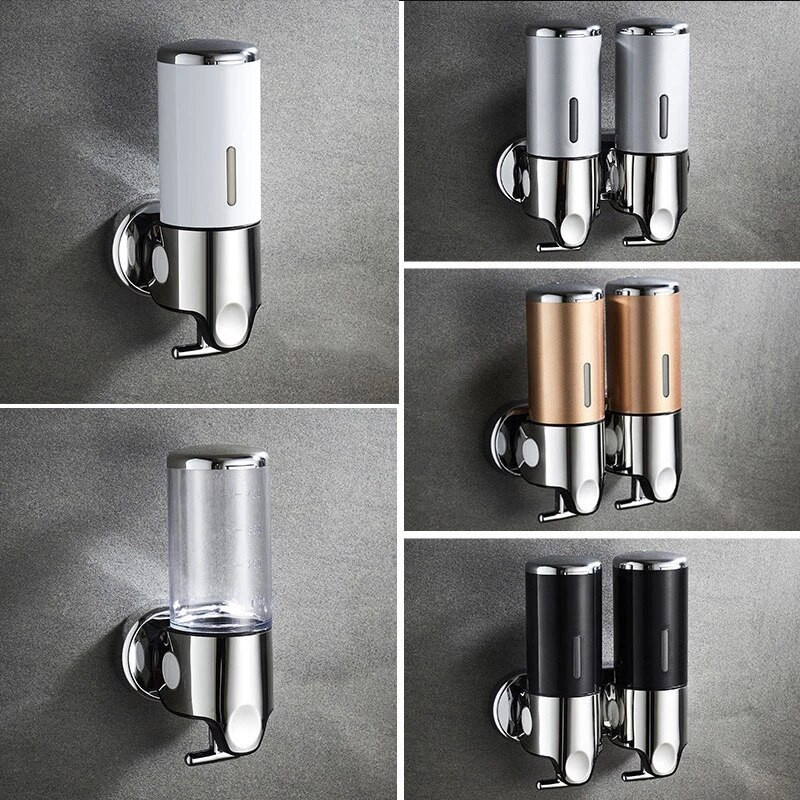 Muilo dozatorius prie sienos tvirtinamas šampūno kondicionierius dušo želė losjonas namams viešbučiai muilo dozatorius vonios kambario priedai