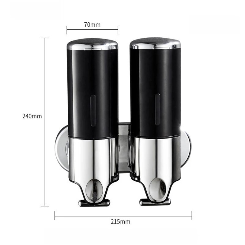 Muilo dozatorius prie sienos tvirtinamas šampūno kondicionierius dušo želė losjonas namams viešbučiai muilo dozatorius vonios kambario priedai