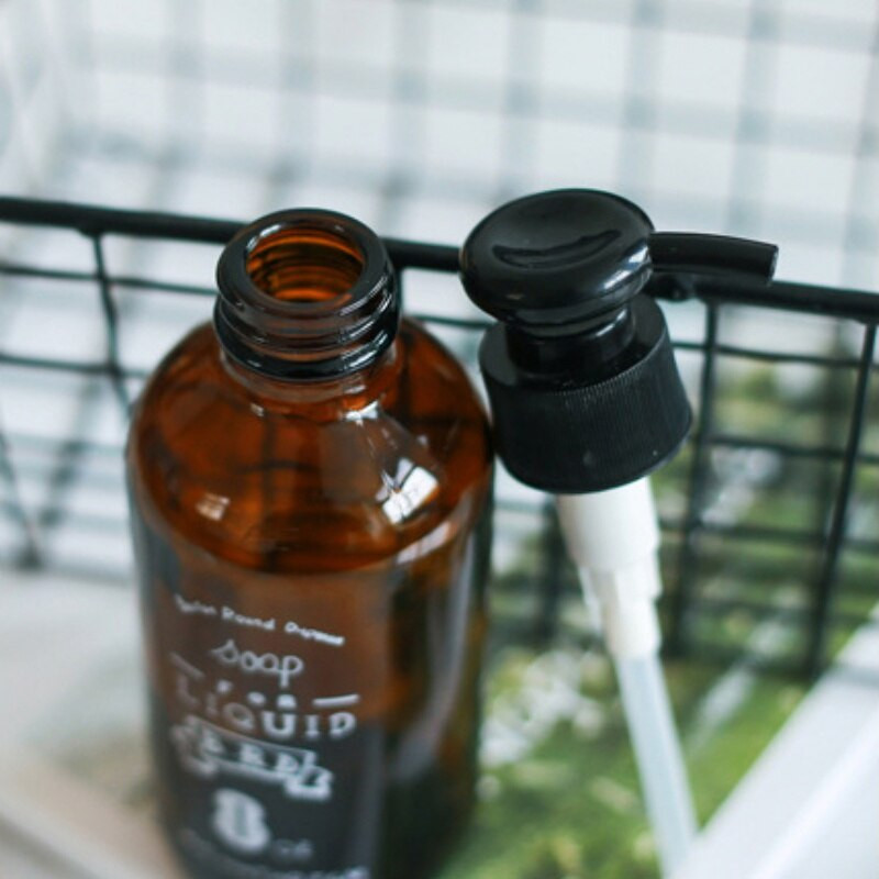 Barna lotion palackos szappanpumpás palackok folyékony sampon és tusfürdő adagoló üres utazási csereüveg cső fürdőszobához