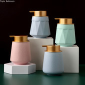 Nordic keramikos skysto muilo dozatorius vonios kambario dezinfekavimo priemonės buteliukai šampūnas dušo želė apyrankės dozatorius buities reikmenys