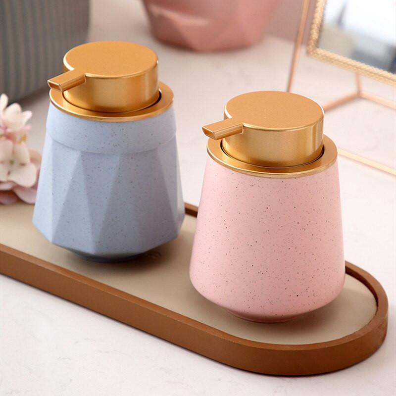 Nordic keramikos skysto muilo dozatorius vonios kambario dezinfekavimo priemonės buteliukai šampūnas dušo želė apyrankės dozatorius buities reikmenys