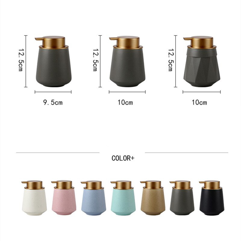 Nordic keramikos skysto muilo dozatorius vonios kambario dezinfekavimo priemonės buteliukai šampūnas dušo želė apyrankės dozatorius buities reikmenys