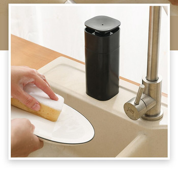 Бутилка с лосион с голям капацитет Дозатор за сапун Творчески дезинфектант за ръце за баня Подбутилиране Бутилка за съхранение на пресоване в домакинството