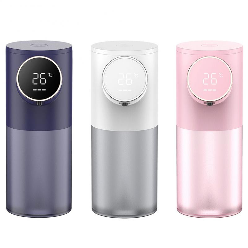 Újratölthető, automatikus indukciós habból készült fürdőszobai szappanadagoló készlet, érintésmentes fertőtlenítő indukciós háztartási szappanadagoló