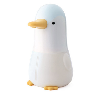 Automata folyékony szappanadagoló USB újratölthető érintésmentes hordozható Penguin habszappan adagoló fürdőszobai konyhához