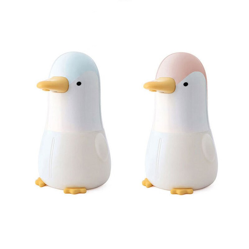 Automata folyékony szappanadagoló USB újratölthető érintésmentes hordozható Penguin habszappan adagoló fürdőszobai konyhához
