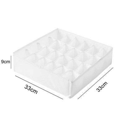 Чорап 24 Шкафове за бельо Чекмедже за съхранение Сутиени Решетки за дрехи Долни гащи Сгъваеми органайзери Кутии Кутии Органайзер за съхранение Шкаф