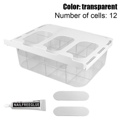 Сутиен Underwea Кутии за съхранение Гардероб Чекмедже Чекмедже Тип прахоустойчиво 12 решетки Разглобяема преграда Органайзери за чорапи