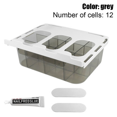 Сутиен Underwea Кутии за съхранение Гардероб Чекмедже Чекмедже Тип прахоустойчиво 12 решетки Разглобяема преграда Органайзери за чорапи