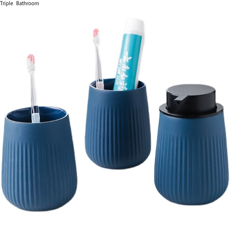 Dozator de săpun din ceramică mat de culoare solidă de 500 ml Accesorii pentru baie Recipient de șampon Sticlă de loțiune Dispenser de spumă pentru gargară