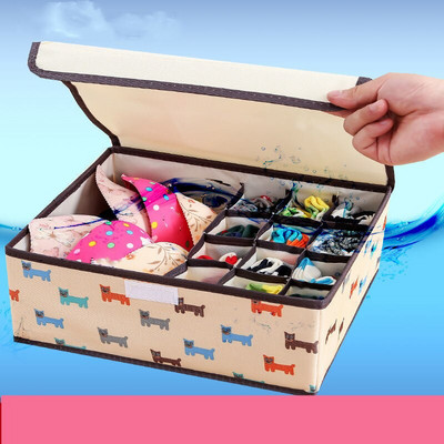 13 решетки Кутия за съхранение на бельо Копринен шал Органайзер Органайзер за бикини Домашно бельо Чорапи Кутия за съхранение Органайзери за чекмеджета