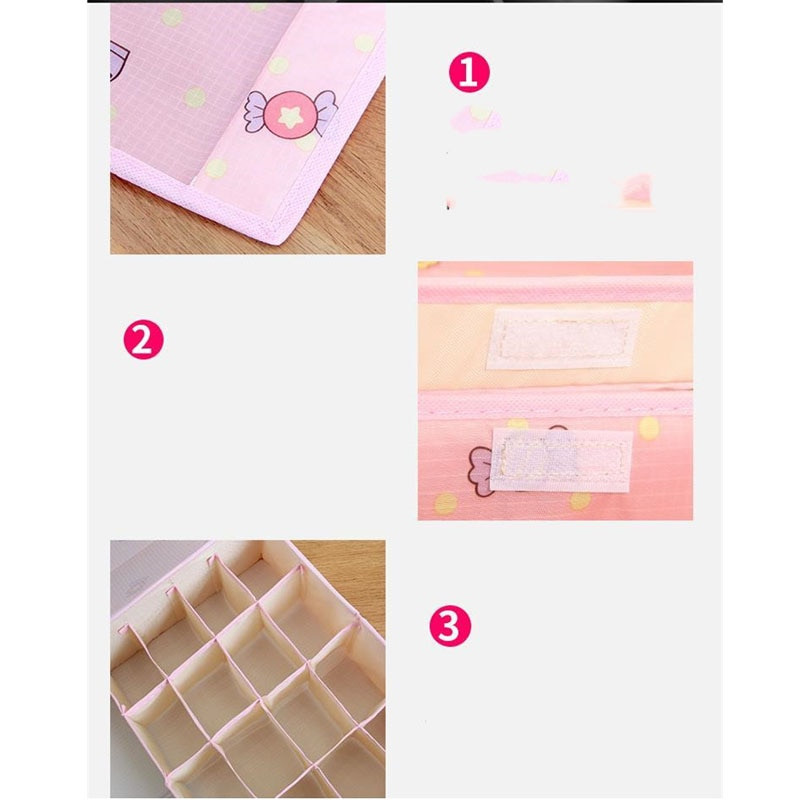 13 решетки Кутия за съхранение на бельо Копринен шал Органайзер Органайзер за бикини Домашно бельо Чорапи Кутия за съхранение Органайзери за чекмеджета