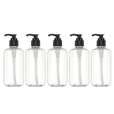5X 200 ml-es szappanadagoló műanyag habzó flakon folyadékszivattyús tartály