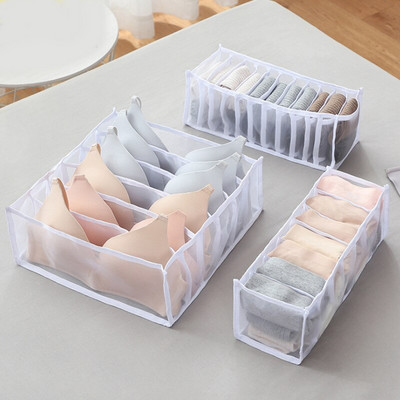 Organizator Ladice Donje rublje Čarape Kućni ormarić Pregrada Organizatori za pohranu Ormari za odjeću Sklopiva kutija s ladicama 3kom/komplet
