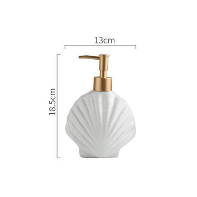 Keramikos losjono buteliukas Vonios kambario aksesuarai Rankų plovimo skysto muilo dozatorius Jūrinis stilius Spaudos buteliukas Muilo skysčio talpykla