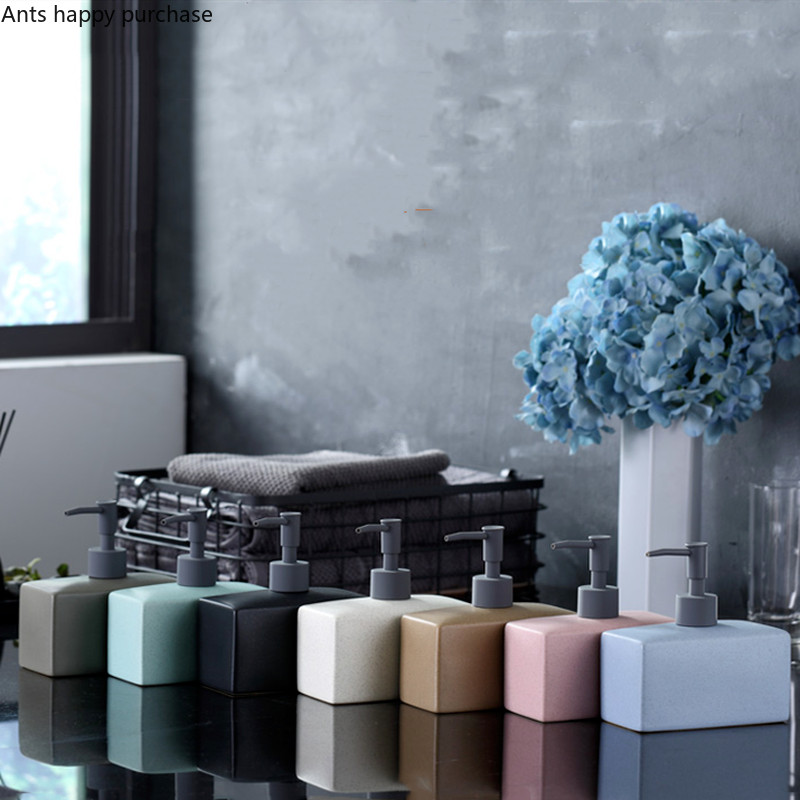 500 ml keraminio losjono buteliuko muilo dozatorius Rankų dezinfekavimo priemonės buteliuko muilo talpykla padalinti tušti buteliukai Šampūnas dušo želė buteliukai