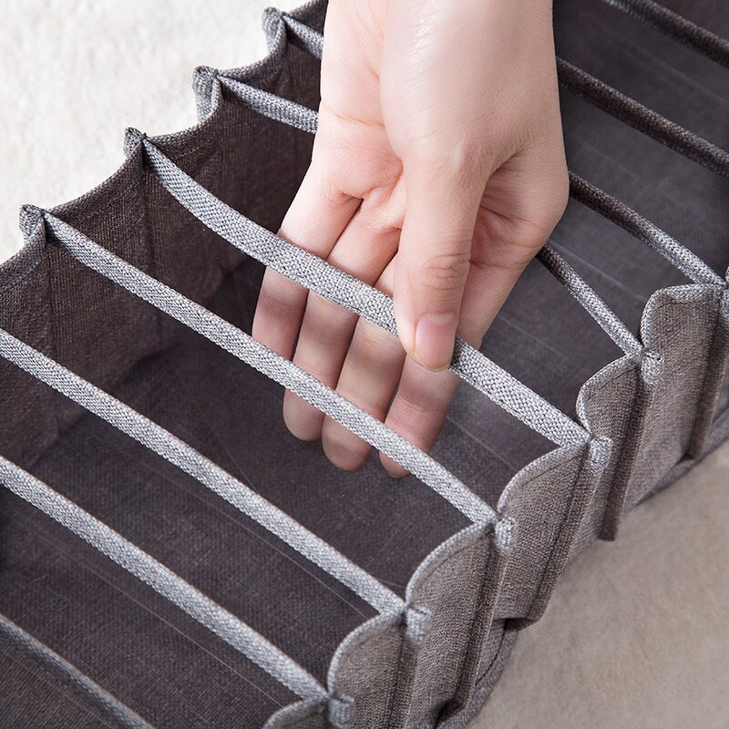 Органайзер за чекмедже за бельо Кутия за съхранение Сгъваем гардероб Органайзери Преграда за чекмеджета Кутии за съхранение на долни гащи Чорапи Сутиен Спалня