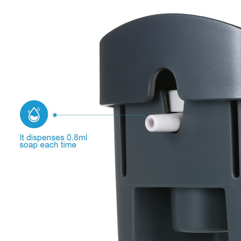 Dozator manual de săpun montat pe perete, fără găurire, 300 ml, Gel de duș pentru bucătărie, baie, șampon lichid, dezinfectant, suport pentru dozator