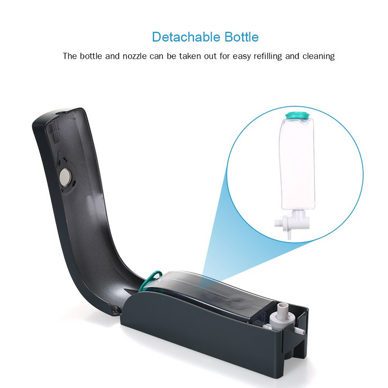 Dozator manual de săpun montat pe perete, fără găurire, 300 ml, Gel de duș pentru bucătărie, baie, șampon lichid, dezinfectant, suport pentru dozator