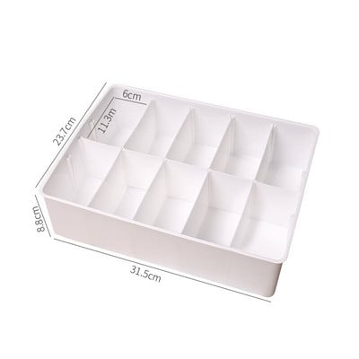 BNBS Closet Apatinių drabužių organizatorius Liemenėlės Drabužių dėžutės Plastikiniai Skirstytuvai Stalčiams Spintos Organizacijos Sandėliavimo skyrikliai