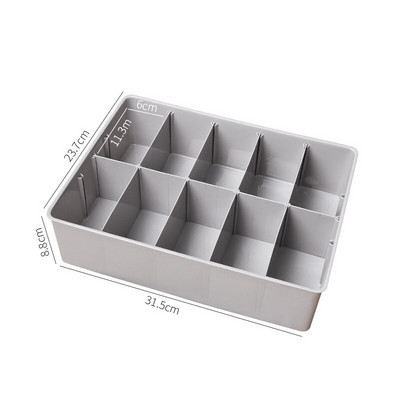 BNBS Closet Apatinių drabužių organizatorius Liemenėlės Drabužių dėžutės Plastikiniai Skirstytuvai Stalčiams Spintos Organizacijos Sandėliavimo skyrikliai