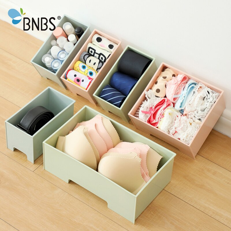 Чекмедже Органайзер за бельо Шкаф Кутия за съхранение Домашни органайзери За чорапи Сутиен Плат Пластмасови чекмеджета Кутии