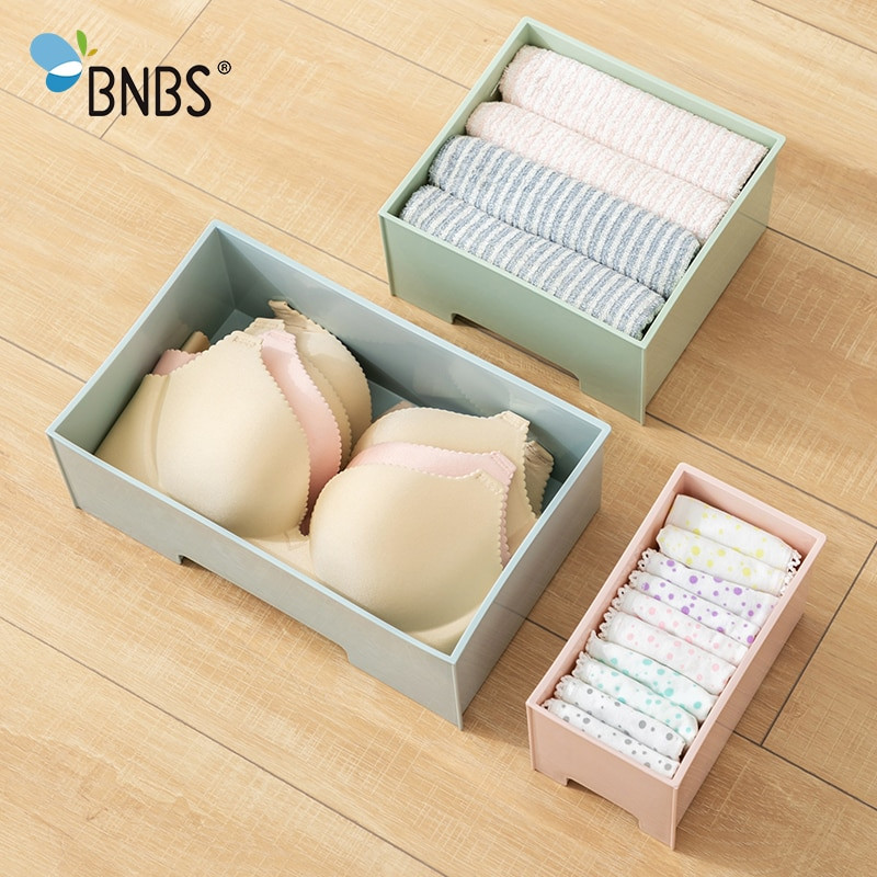 Чекмедже Органайзер за бельо Шкаф Кутия за съхранение Домашни органайзери За чорапи Сутиен Плат Пластмасови чекмеджета Кутии