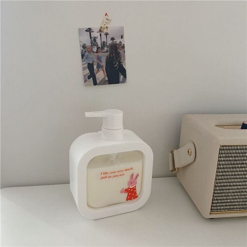 500 ml-es egyszerű és nagy kapacitású tusfürdő alá palackozó prés palack utazó hordozható cserepalackos szappanadagoló