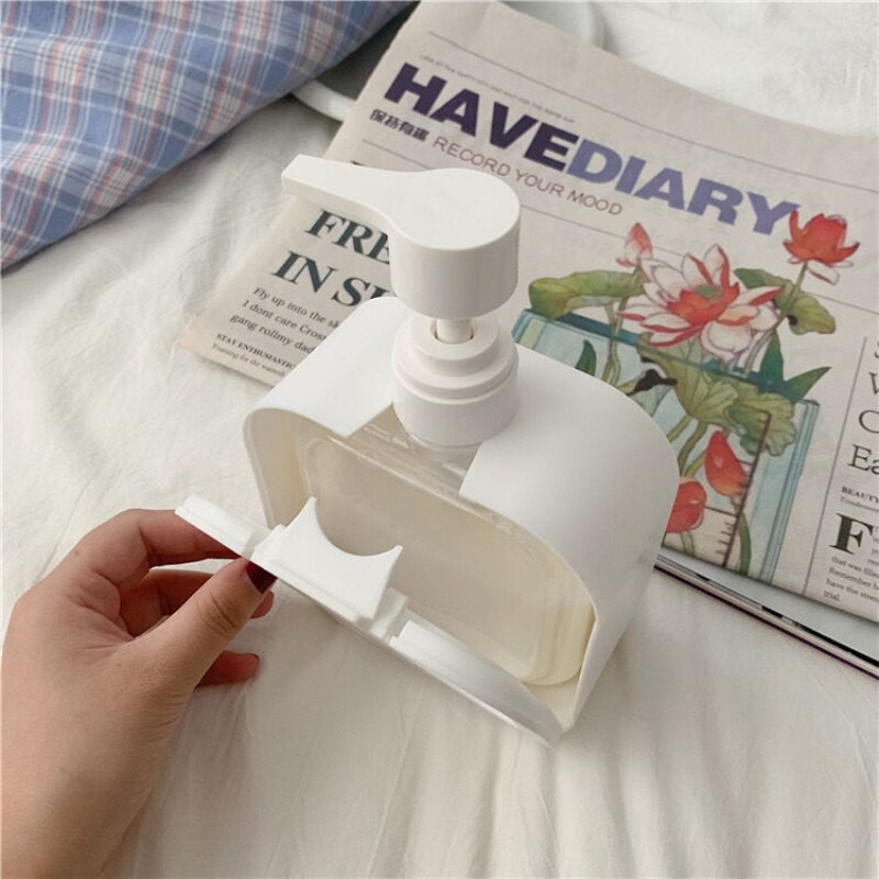 500 ml-es egyszerű és nagy kapacitású tusfürdő alá palackozó prés palack utazó hordozható cserepalackos szappanadagoló