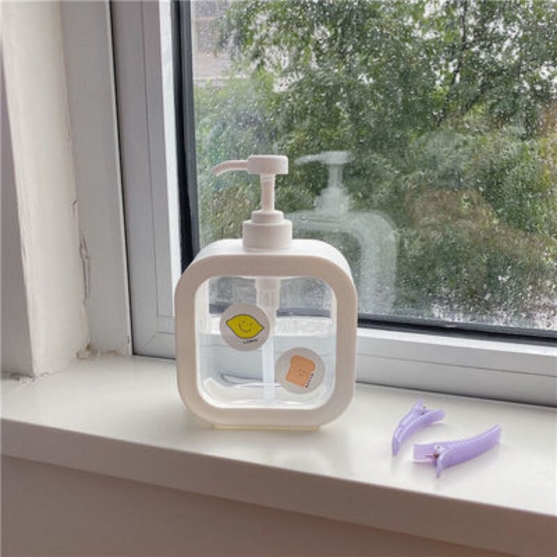 500 ml-es egyszerű és nagy kapacitású tusfürdő alá palackozó prés palack utazó hordozható cserepalackos szappanadagoló