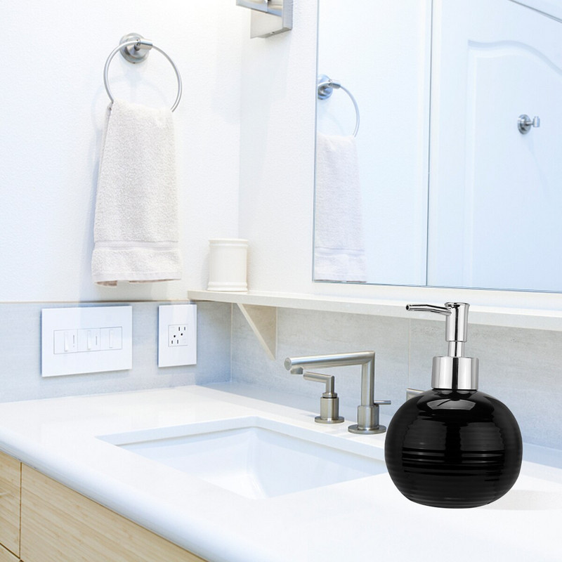 Adagoló palack pumpás szappan kézi kerámia sampon tartály gél lotion palackok mosó zuhanyfolyadék mosogató üres, újratölthető