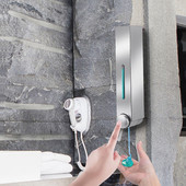 Organizator de săpun lichid de 420 ml, pentru montaj pe perete, sticla de săpun lichid, dozator de săpun pentru chiuvetă de bucătărie, pompe de loțiune încorporate pentru baie, bucătărie