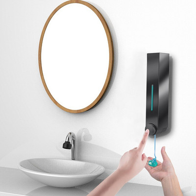 Organizator de săpun lichid de 420 ml, pentru montaj pe perete, sticla de săpun lichid, dozator de săpun pentru chiuvetă de bucătărie, pompe de loțiune încorporate pentru baie, bucătărie