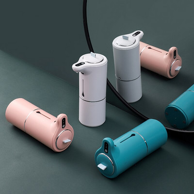 2022 Автоматичен дозатор за сапун с пяна USB зареждане за баня Интелигентен инфрачервен сензор Течна безконтактна водоустойчива пералня за ръце