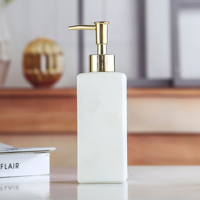 320 ml Nordic Luxury Style Press típusú adagolók Fürdőszoba fertőtlenítő szappan tusfürdő adagoló flakon hordozható szappanadagolók