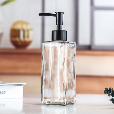 320 ml Nordic Luxury Style Press típusú adagolók Fürdőszoba fertőtlenítő szappan tusfürdő adagoló flakon hordozható szappanadagolók