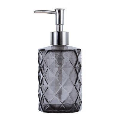 Rankinis muilo dozatorius, stiklinis rankų dezinfekavimo buteliukas, vonios kambarys, didelis su skysčiu, tušti buteliukai 330 ml