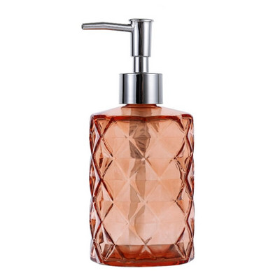 Rankinis muilo dozatorius, stiklinis rankų dezinfekavimo buteliukas, vonios kambarys, didelis su skysčiu, tušti buteliukai 330 ml